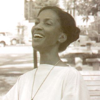 A black and white headshot of Servant of God Sr. Thea Bowman, a sister of the Franciscan Sisters of Perpetual Adoration in La Crosse, Wisconsin.